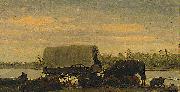 Nooning on the Platte Albert Bierstadt
